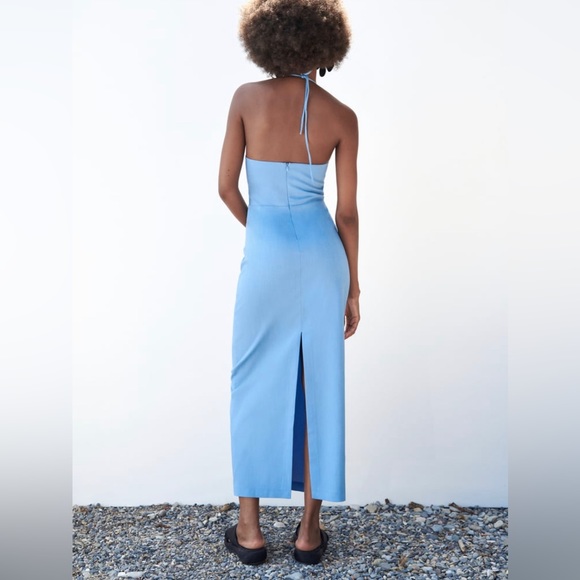 Cutout dress blue - Picture 10 of 17